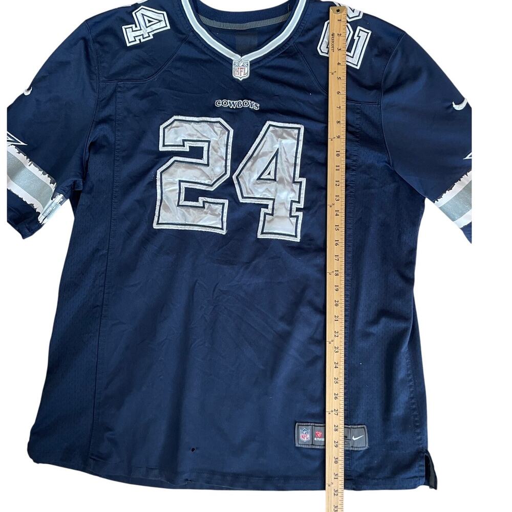 Nike NFL Dallas Cowboys 24 Morris Claiborne Football Jersey - Size Men's XXL 2X - Picture 7 of 10